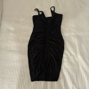 Mini ruched dress
